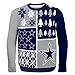 NFL Dallas Cowboys Busy Block Ugly Sweater, X-Large, Blue
