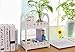 Mandydov European-style Double-layer Desktop Storage Rack Organizer Cosmetic Stationery Storage Holder for Kitchen Bathroom Office