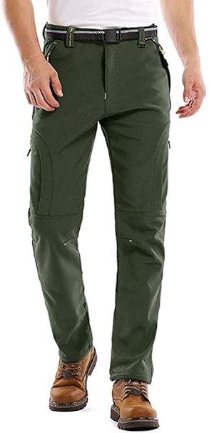 water resistant fleece lined pants