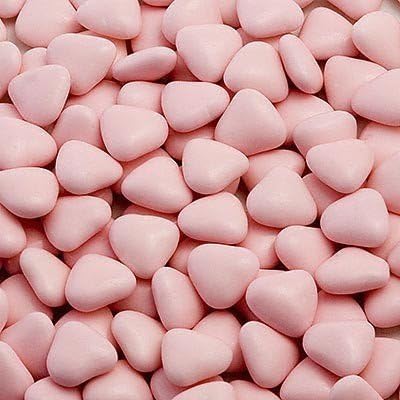 Burghandy Mini Chocolate Heart Dragees x 200