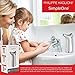Automatic Touchless Soap Dispenser - Stylish Design - Sensor Pump - Perfect for Bathroom and Kitchen - Liquid Silver