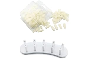 KADS 1set Nail Practice Stand Nail Training Holder + 100pcs Practice Nail Tips Salon Manicure Nail Art Beauty Tools