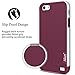 Ailun Phone Case for iPhone 5s,iPhone SE, iPhone 5, Soft TPU Bumper& Solid PC Frame,Slip-Proof Back,Shock-Absorption&Anti-Scratches,Fingerprints&Oil Stains, Protective Back Cover [Purple]