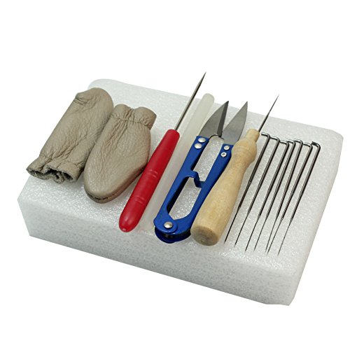 Refaxi®Needle Felting Starter Kit Wool Felt Tools Mat + Scissors + Needle Craft Kit