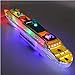 Ocean Liner Ship Boat Electric Toy Flash LED Lights Sounds Kid Gift