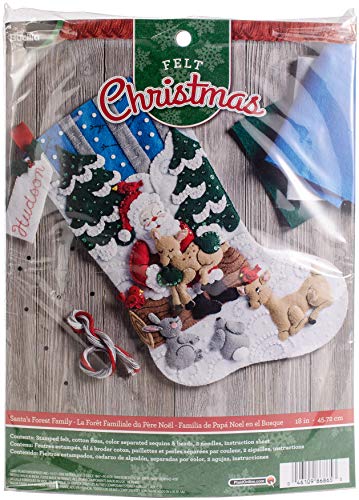 Plaid Enterprises Felt Applique KIT Forest FAM, Cotton, Multi, One Size