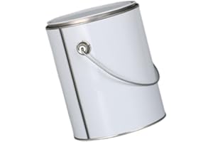 Bothyi Empty Paint Can Storage Container Multifunctional Iron Reusable Metal Paint 4L for DIY Solvents Paints Home Improvemen