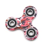 AOSKA Fidget Spinner Toy Stress Reducer 360 Degree Hand Spinner Ultra Durable Fidget Toy Spinner Stress Reducer Relieves (1 Red camouflage)