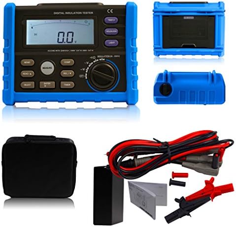 AimoTek AIM01 Digital Insulation Resistance Tester Meter Multimeter Megger 50~1000V 0.01M~10G ohm