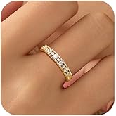 Half Eternity Ring Cubic Zirconia Wedding Bands for Women 925 Sterling Silver Iced Out CZ Crystal Engagement Ring Love Promise Ring Stackble Ring Jewelry for Couple Wife Size 6-10 Wedding Valentine's Day Jewelry