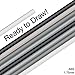 3D Pen Filament ABS 1.75mm - Monochromatic -(White, Black, Light Gray, Dark Gray, Silver)