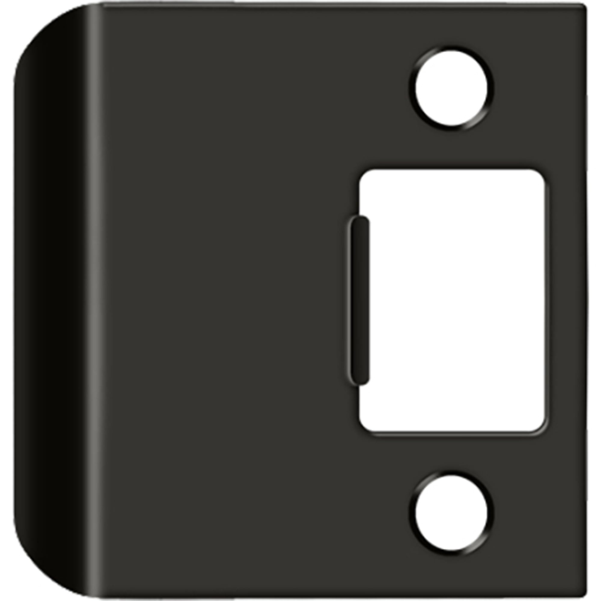 Deltana SPE225 2-1/4 x 2-1/4 Extended Lip Strike Plate, Oil Rubbed Bronze by Deltana