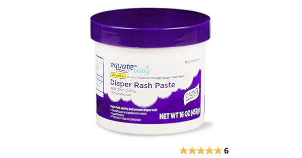 equate baby diaper rash paste