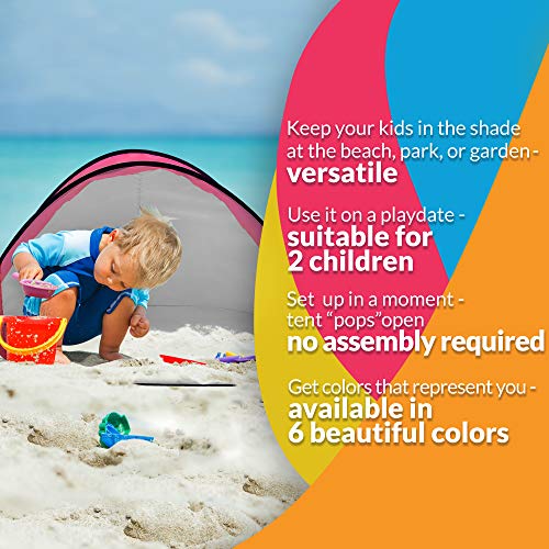image for Thermalabs Pluto Pink Beach Tent: an Amazing Accessory for Your Kids C