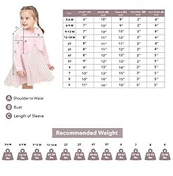 Lilax Little Girls' Knit Long Sleeve Button Closure