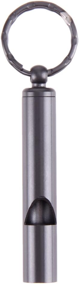 ttnight Survival Whistle Emergency Stainless Steel High Decibel SOS Whistle Mini Survival Whistle Key Chain