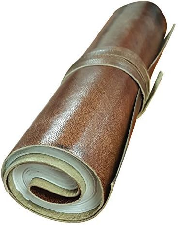 Vintage Handmade Leather Journal, Diary, Notebook or Sketchpad. The perfect gift for Travelers, Writers, Artists, or Poets (Dark Brown)