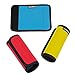 BlueCosto (Colorful, 5-Pack) Soft Neoprene Luggage Handle Wraps Grips Suitcase Labels Travel Tags
