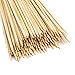 Bamboo Marshmallow Roasting Sticks 120 Pieces 36 Inch 5MM, Thick and Extra long,Campfire Shish Kebab Skewers for Smores, Hot Dogs, Sausage | Fire Pit & BBQ Grill Safe | Ecofriendly, Biodegradable