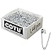 1440 Count COTU (R) Silver Safety Pins (1.1 inch)