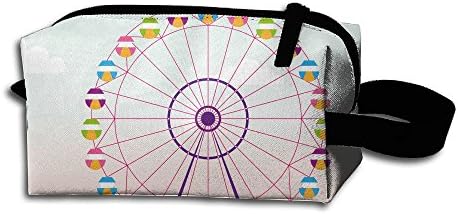YaoRao Pouch Makeup Toiletry Bag Ferris Wheel Scratch Resistant Makeup Bag For Women