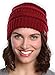 Tough Headwear Womens Winter Hat - Warm Chunky Cable Knit Beanies - Winter Beanie Hats for Women Cold Weather - Beanies Women Maroon