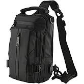iGO Crossbody Sling Bag - Shoulder Chest Bag with USB Charging Port