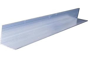 Aluminium L-Shaped Angle Profile, L-Shaped Aluminum Angle 10mm x (15-50) mm Thickness 1-2mm(Thick:2mm,10mm*25mm)