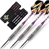 CUESOUL 18 Grams Tungsten Steel Tip Darts Set 85% Tungsten