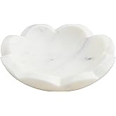 Mud Pie Scallop Marble Dish; 4.5" X 4.5"