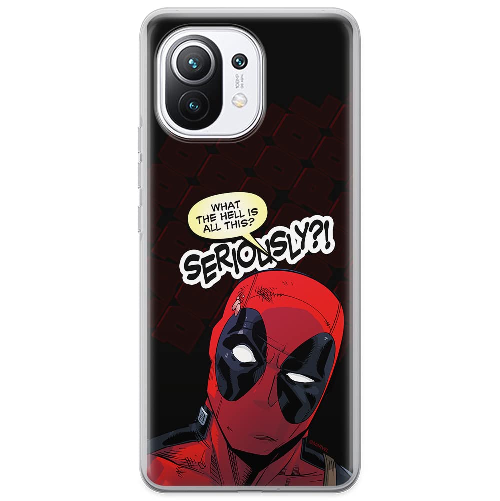 ERT GROUP mobile phone case for Xiaomi 11 original and officially Licensed Marvel pattern Deadpool 010 optimally adapted to the shape of the mobile phone, case made of TPU