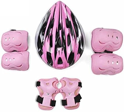 CJC 21 Holes Adjustable Helmet Butterfly Protector (Kneepad Elbow Guard Hand) Child Adult Roller Skating Bicycle Extreme Sport (Size : L)