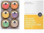 8 Large Bath Bombs + Bonus Shower Gel - Fizzies Assorted Scents, 120g/4.2oz - Variety Set, Relaxation & Aromatherapy, Moisturizing Shea Coco Butter Dry Skin Moisturize. Birthday Gift For Him Her women