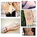 NUOLUX Temporary Tattoos Flash Tattoos 10 Sheets Waterproof