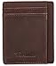 Travelambo RFID Front Pocket Wallet Minimalist Wallet Slim Wallet Genuine Leather(crazy horse coffee)