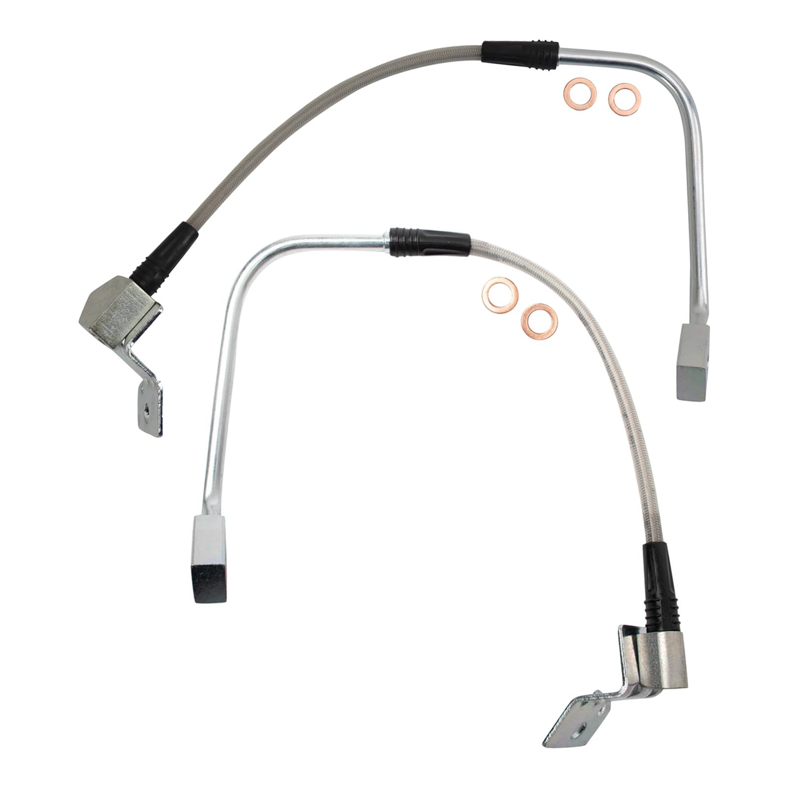 TRQ Rear Brake Hose Set Compatible with 2002-2005 Ford Explorer 2003-2005 Lincoln Aviator Mercury Mountaineer
