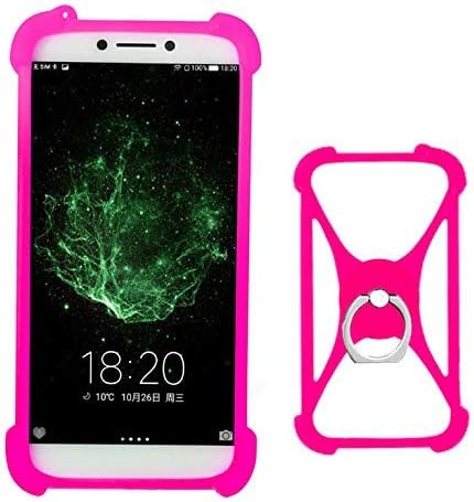 Lankashi Rose Stand Ring Holder Soft Silicone Protective Case Cover for BLU Plus Grand X 8L R1 S1 Advance 4.0 L3 Studio G2 Grand Energy Kata M2L I3s i5 V4 V5 M4 Selfie Ginzzu KAZAM Kingzone Energy