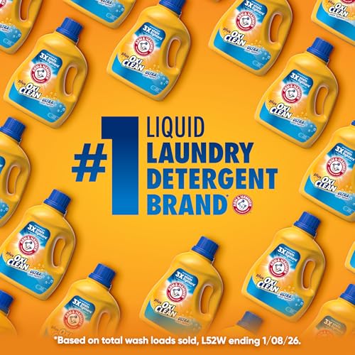 ARM & HAMMER Plus OxiClean Ultra Stain Fighters Liquid Laundry Detergent photo 11