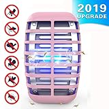 Greatico Bug Zapper - Mosquito Killer lamp Insect Trap -No Radiation-Insect Trap,Mosquito Trap Light for Indoor Bedroom, Kitchen, Office, Home ... (Pink)