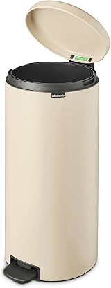 Brabantia NewIcon 30L Pedal Bin Soft Closing Lid Light Pedal Beige view 4