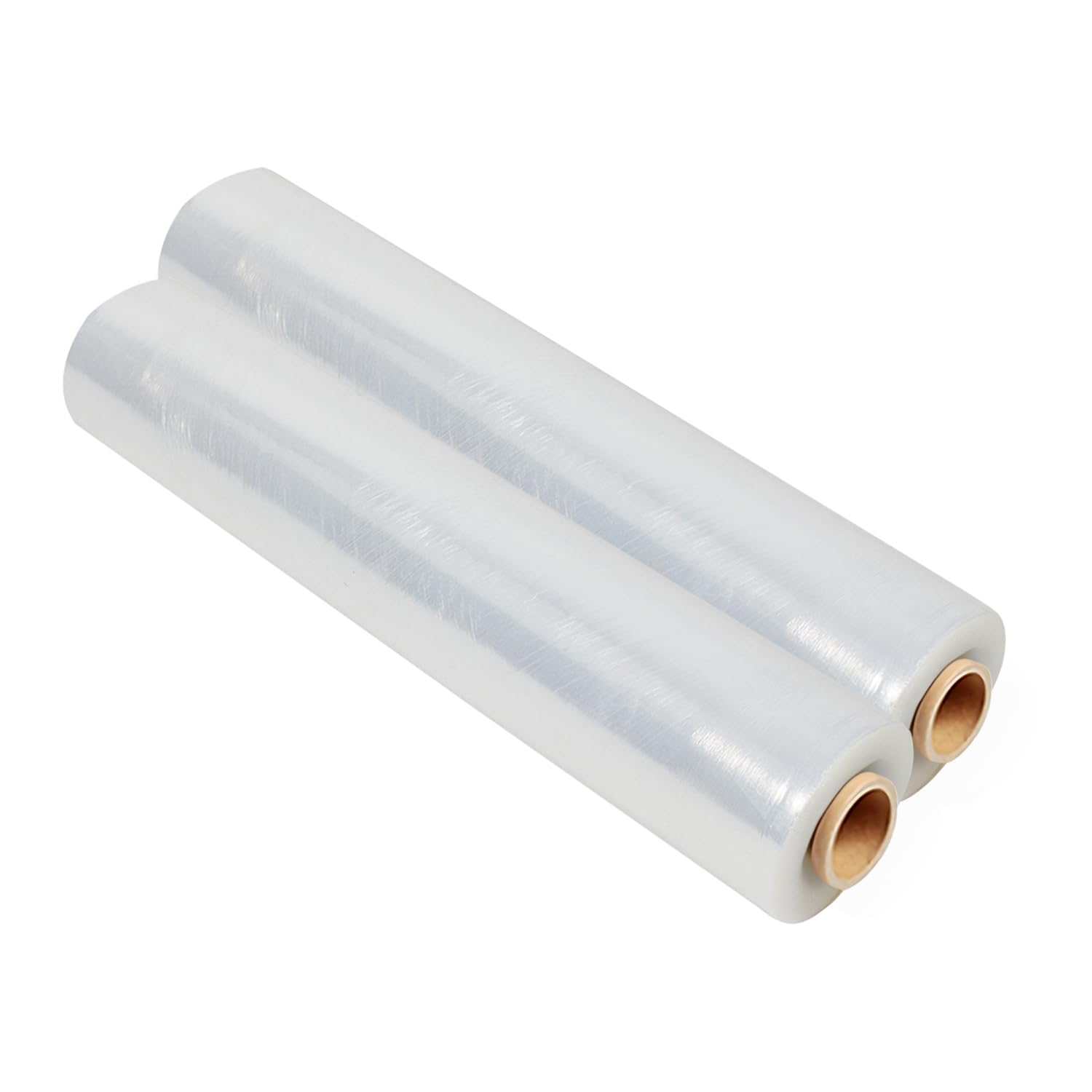 TPZ | The Packaging Zone | Multi-Use Strong Pallet Stretch Wrap | Tear Resistant, Water & Moisture Proof | Clear, 400mm x 250m, 2 Rolls