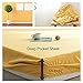 mixinni Modern Style Super Soft Gold Fitted Sheet Solid Color Bed Sheet 15