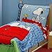 Peanuts Snoopy On The House Toddler Bed Set, Blue