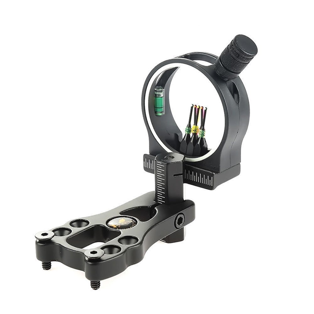 e5e10 Hunting Adjustable Compound Bow Sight 5 Pin with Light Optic