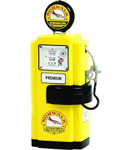 Amazon.com: Vintage Gas Pump Set of 3 Pumps Series 12 1/18 Diecast