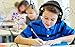 Active Noise Cancelling Headphones for Kids,Alteng Child Travel Foldable Stereo Headset W/Mic and Remote,Tangle-Free 3.5mm Jack, Soft and Smooth Ear Cup(Black)