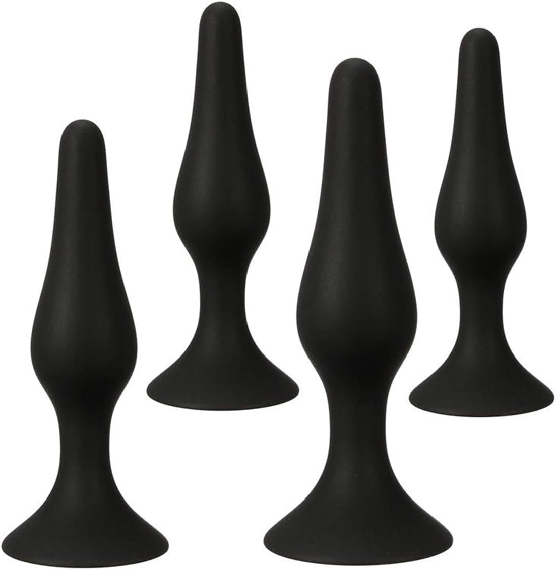 4 Pcs Silicone Beginners Anales Trainer Kits Men and Women Share Pleasure Trainer Kit Anales Plug Toys Game1157