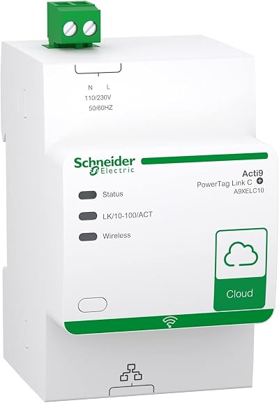 Schneider Electric A9XELC10 Acti9 PowerTag Link C Communication Module White