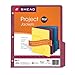 Smead Project Jackets, 2/5-Cut Tab, Bottom Position, Three-Hole Punched, Letter Size, Assorted Colors, 10 per Pack (75452)