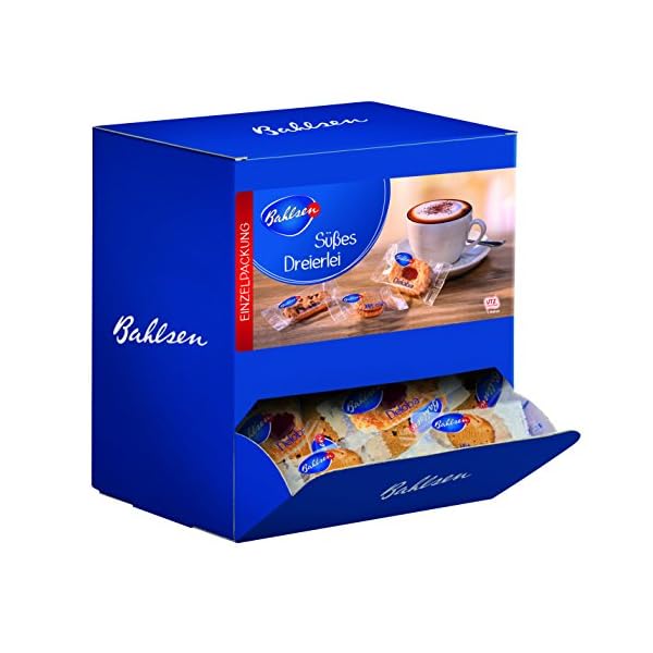 Bahlsen SÃ¼Ães Dreierlei - Theken-Display - Mischung mit den Klassikern Deloba, Schokolade, Hit und Chokini (1 x 988 g)